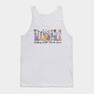 Maestra Helping Little Minds Grow Tank Top